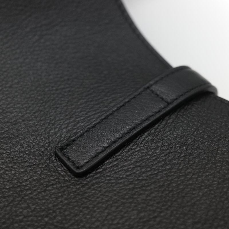 Saint Laurent 聖羅蘭 LE 5 À 7小型 粒面牛皮革 黑色 柔軟手袋 單肩包 Hobo 包 托特包|專櫃85,100-17