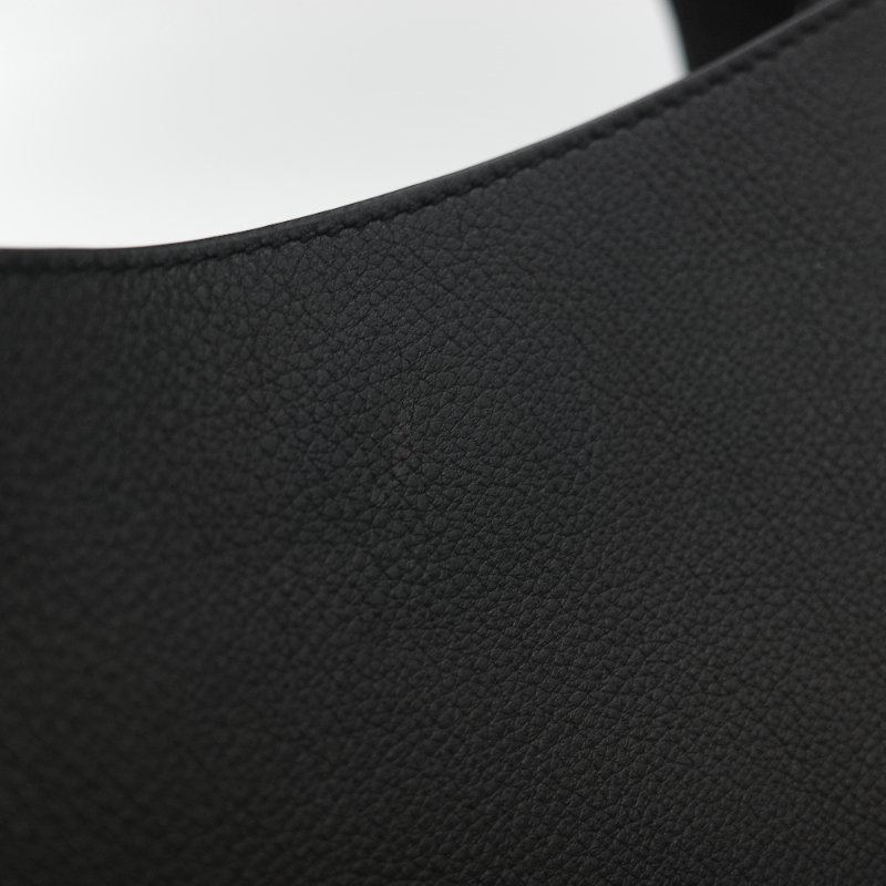 Saint Laurent 聖羅蘭 LE 5 À 7小型 粒面牛皮革 黑色 柔軟手袋 單肩包 Hobo 包 托特包|專櫃85,100-19