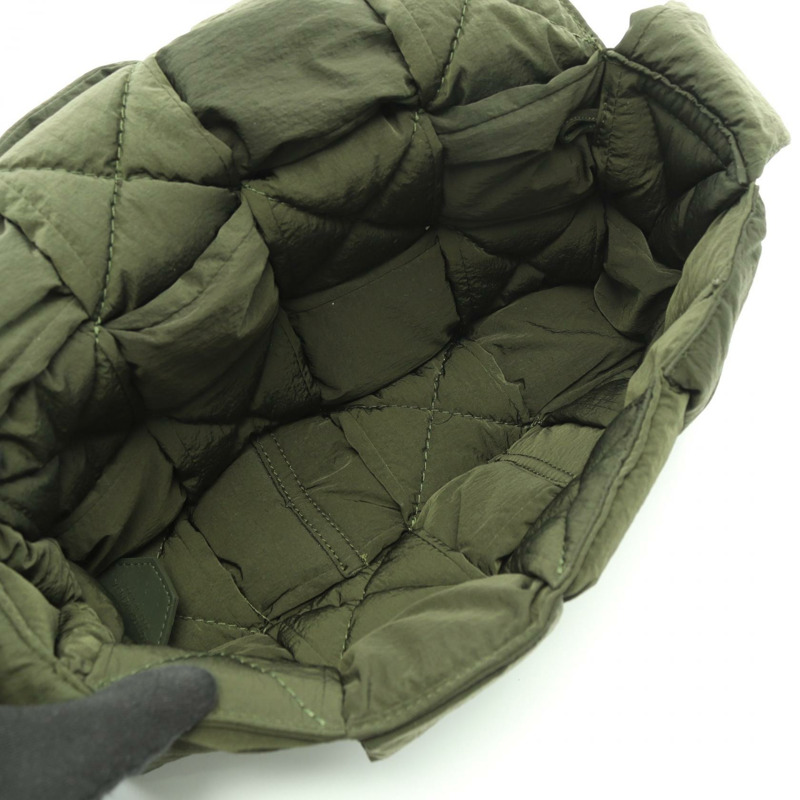 BOTTEGA VENETA 絎縫科技卡帶單肩斜挎包 628951 尼龍二手-2