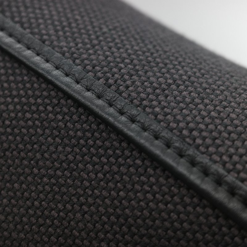 Loewe 羅威 Anagram 碳黑色 Tote Bag 帆布拼皮革 單肩包 手提袋 托特包-15