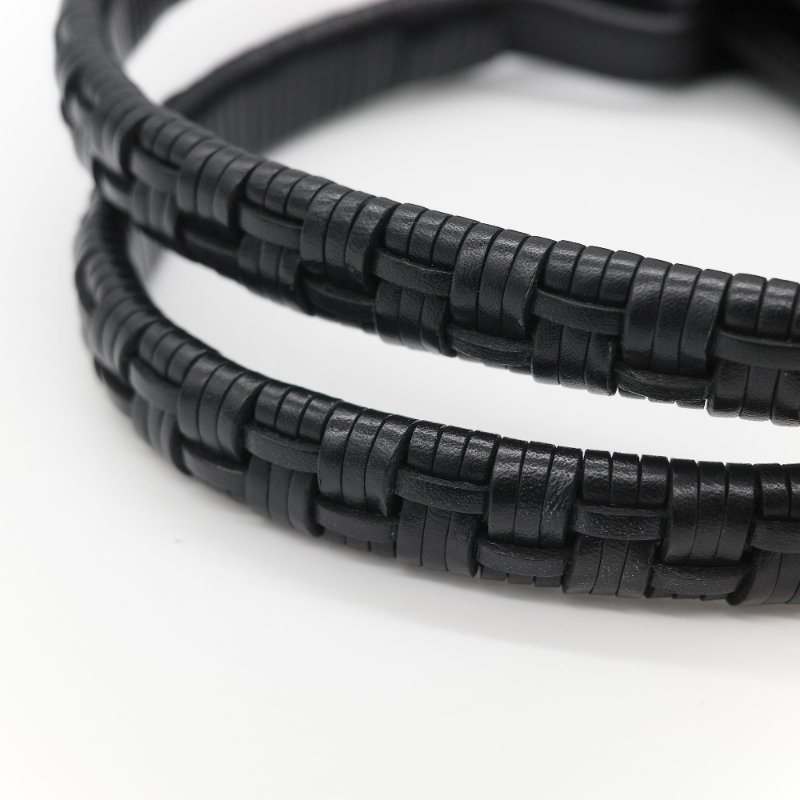 Loewe 羅威 Anagram 碳黑色 Tote Bag 帆布拼皮革 單肩包 手提袋 托特包-21