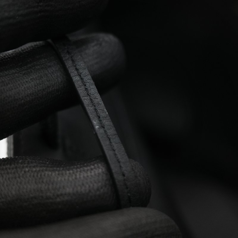 Loewe 羅威 Anagram 碳黑色 Tote Bag 帆布拼皮革 單肩包 手提袋 托特包-28