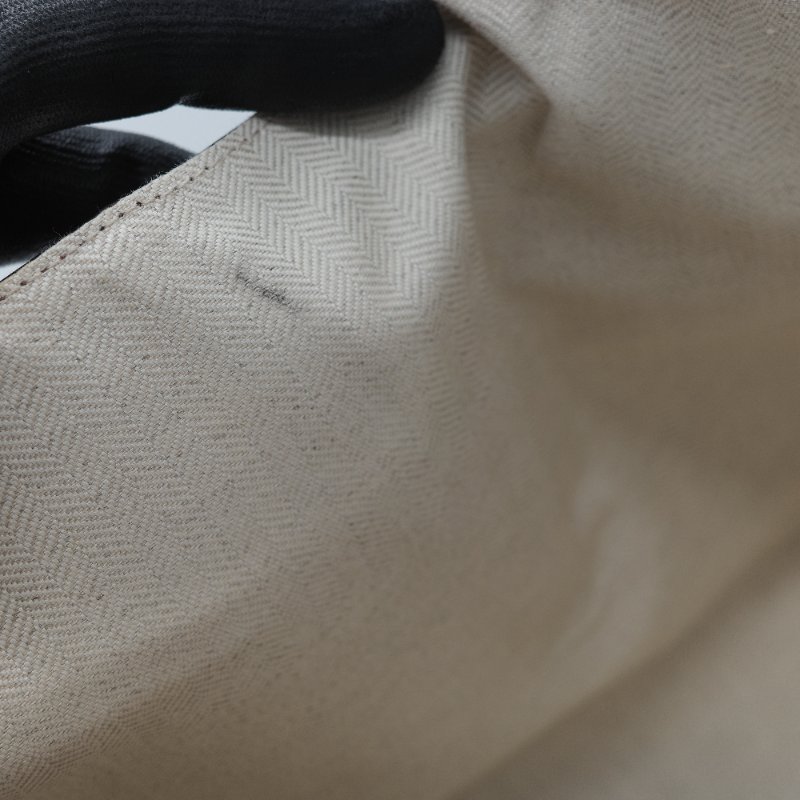 Loewe 羅威 Hammock 吊床包 Anagram 奶白色 提花 焦糖色牛皮 單肩包 斜挎包-31