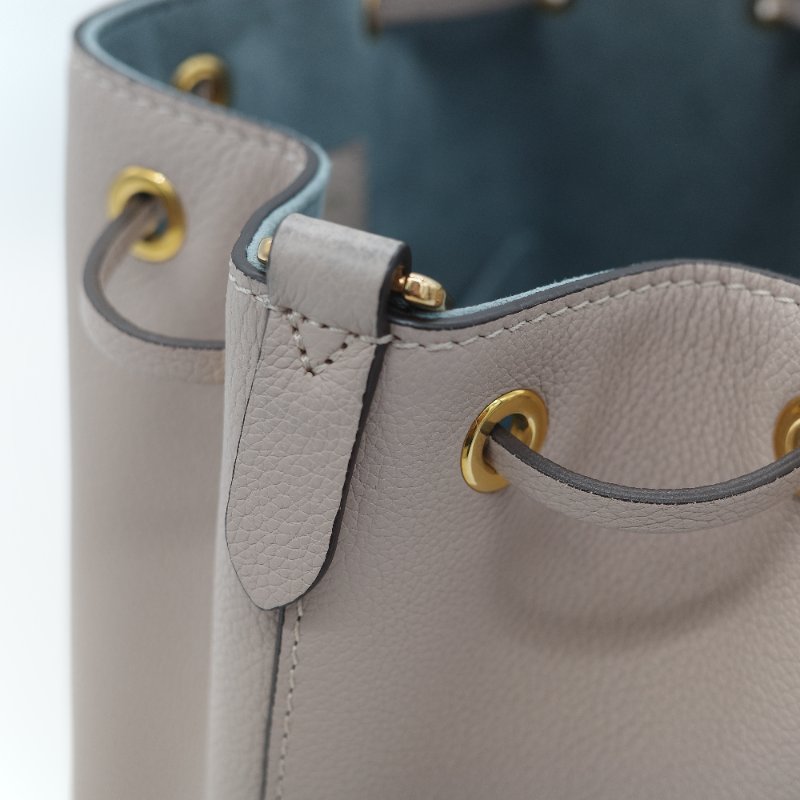 Louis Vuitton 路易威登 Lockme 粒面牛皮 淡粉色 天空藍 手提包 水桶包 單肩包-24