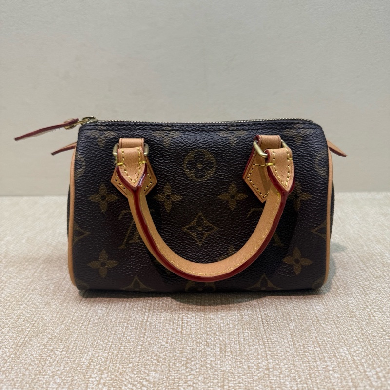 LV 老花帆布 Speedy Nano手袋-1