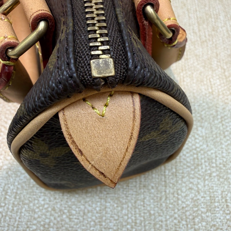 LV 老花帆布 Speedy Nano手袋-2