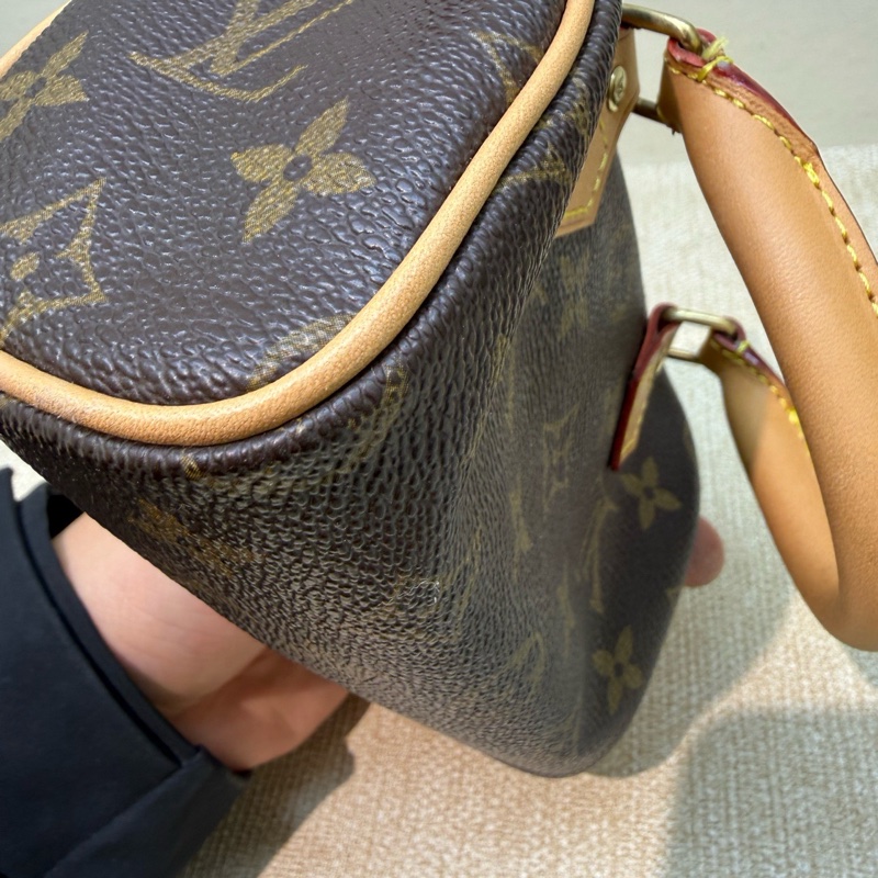 LV 老花帆布 Speedy Nano手袋-11