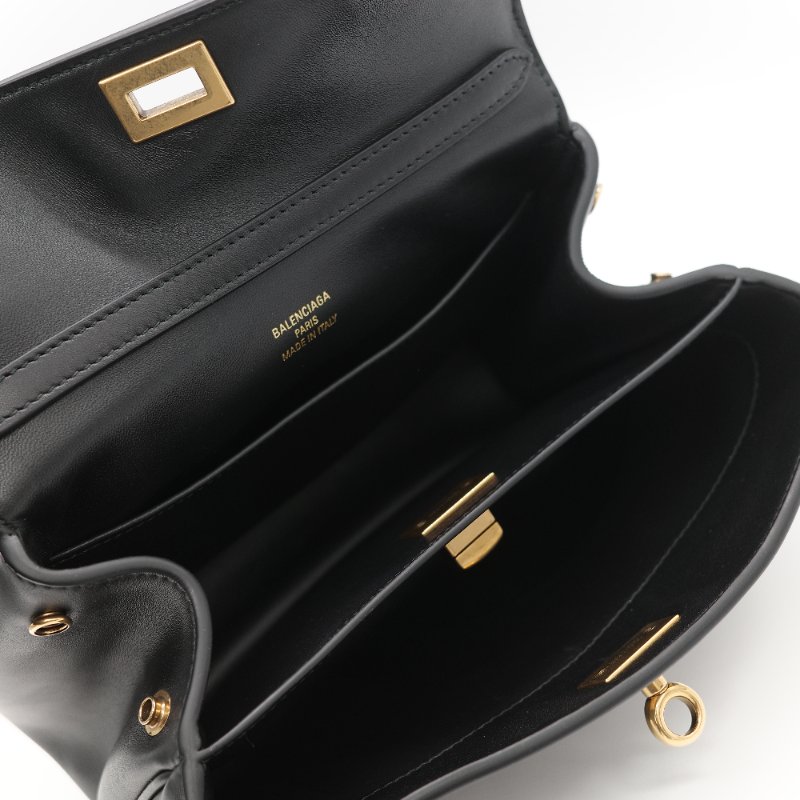 Balenciaga 巴黎世家 Rodeo Mini 黑色羊皮 手提包 單肩包 斜挎包-22