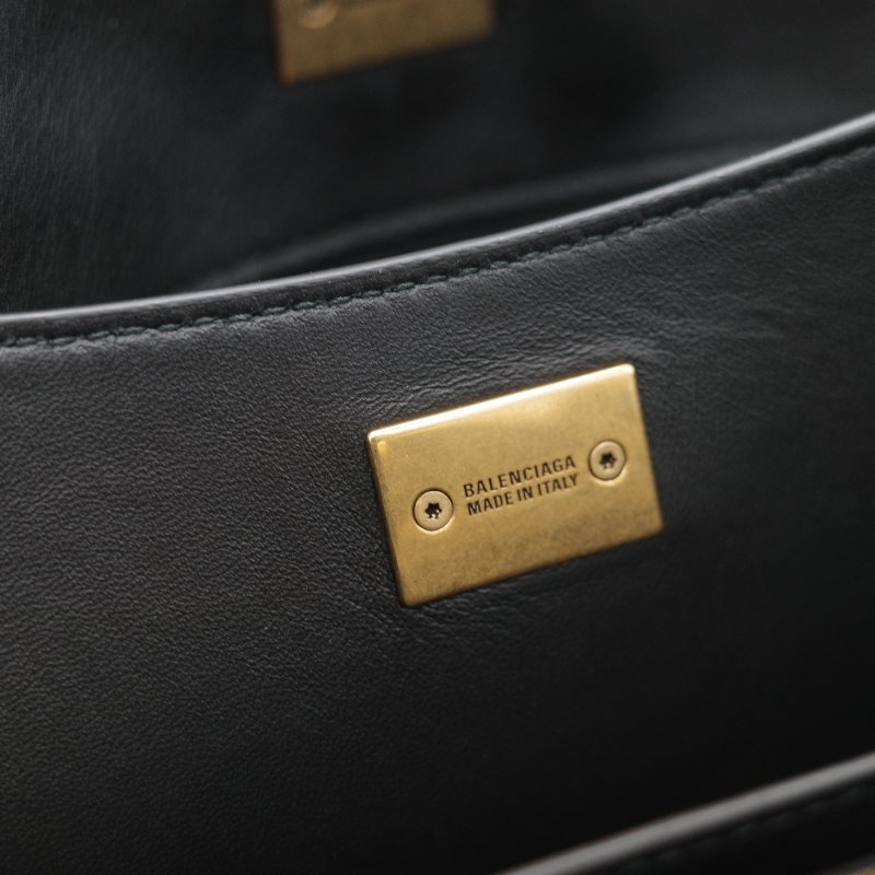 Balenciaga 巴黎世家 Rodeo Mini 黑色羊皮 手提包 單肩包 斜挎包-27