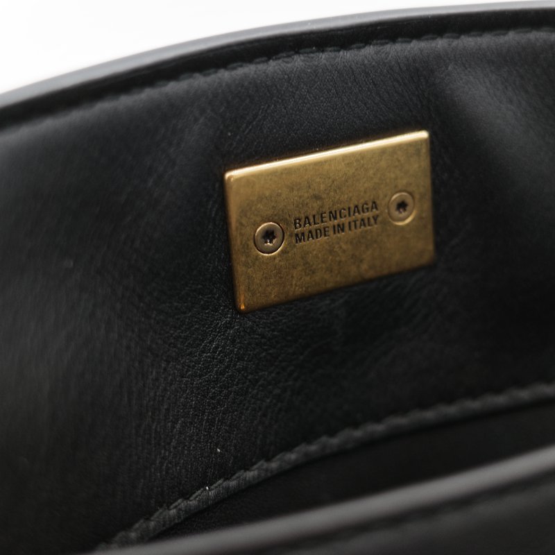 Balenciaga 巴黎世家 Rodeo Mini 黑色羊皮 手提包 單肩包 斜挎包-28