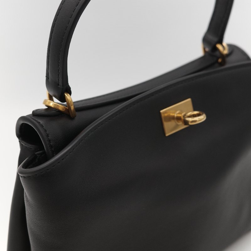Balenciaga 巴黎世家 Rodeo Mini 黑色羊皮 手提包 單肩包 斜挎包-31