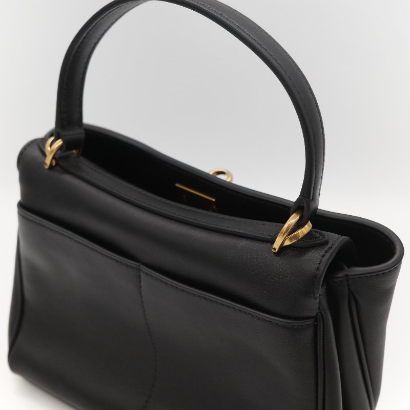 Balenciaga 巴黎世家 Rodeo Mini 黑色羊皮 手提包 單肩包 斜挎包-32