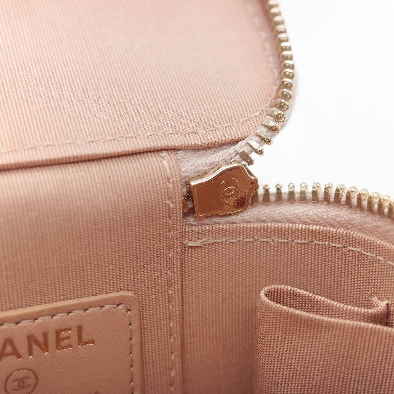 Chanel 香奈兒 手提 方盒子 粉紅色 牛皮 斜挎包 鏈條包-18