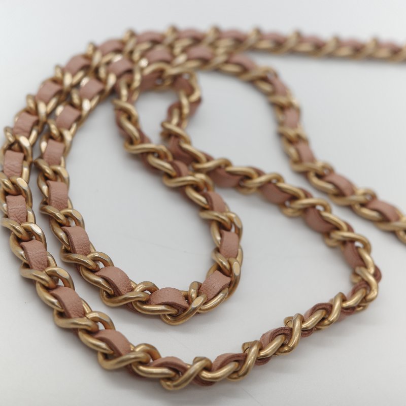 Chanel 香奈兒 手提 方盒子 粉紅色 牛皮 斜挎包 鏈條包-21