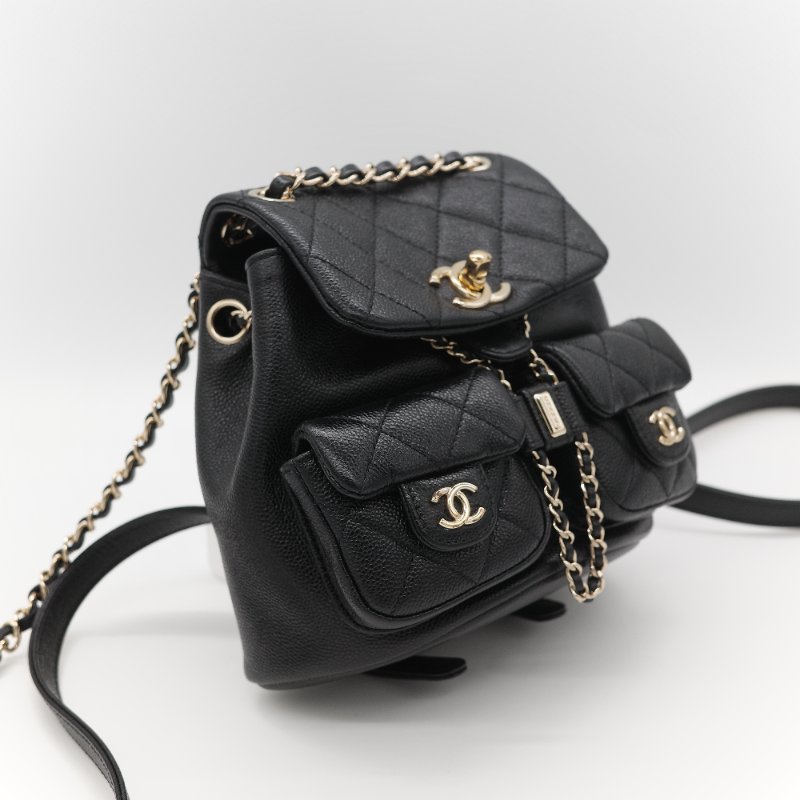 Chanel 香奈兒 Duma 小型 粒面牛皮 雙肩包 後背包-2