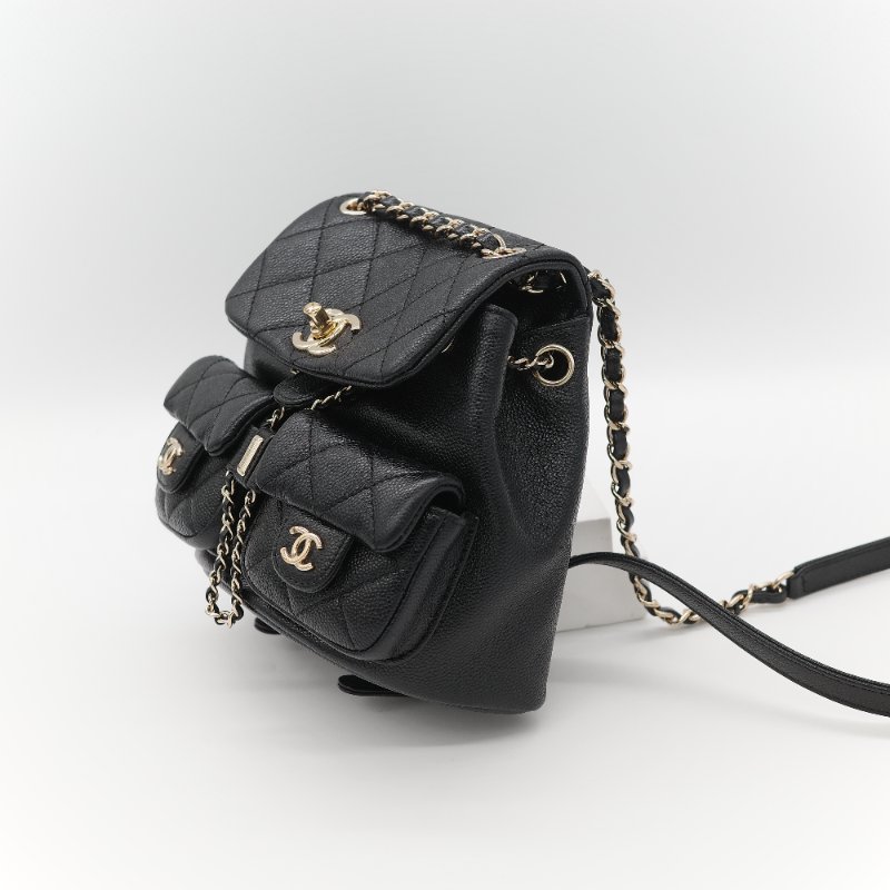 Chanel 香奈兒 Duma 小型 粒面牛皮 雙肩包 後背包-3