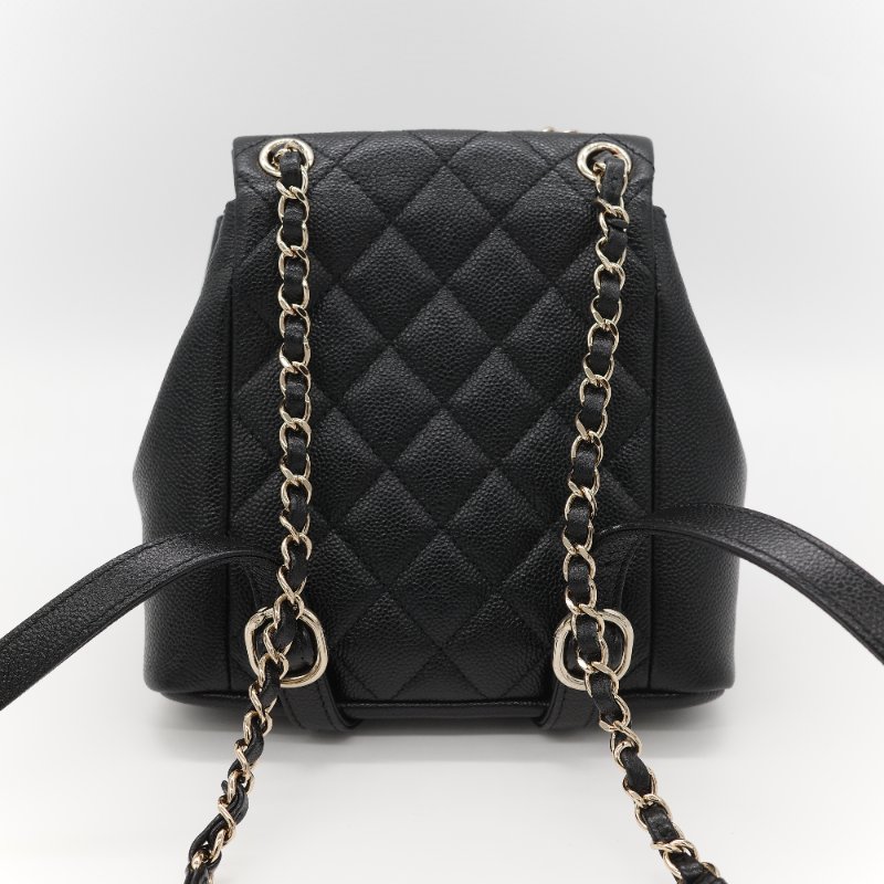 Chanel 香奈兒 Duma 小型 粒面牛皮 雙肩包 後背包-5