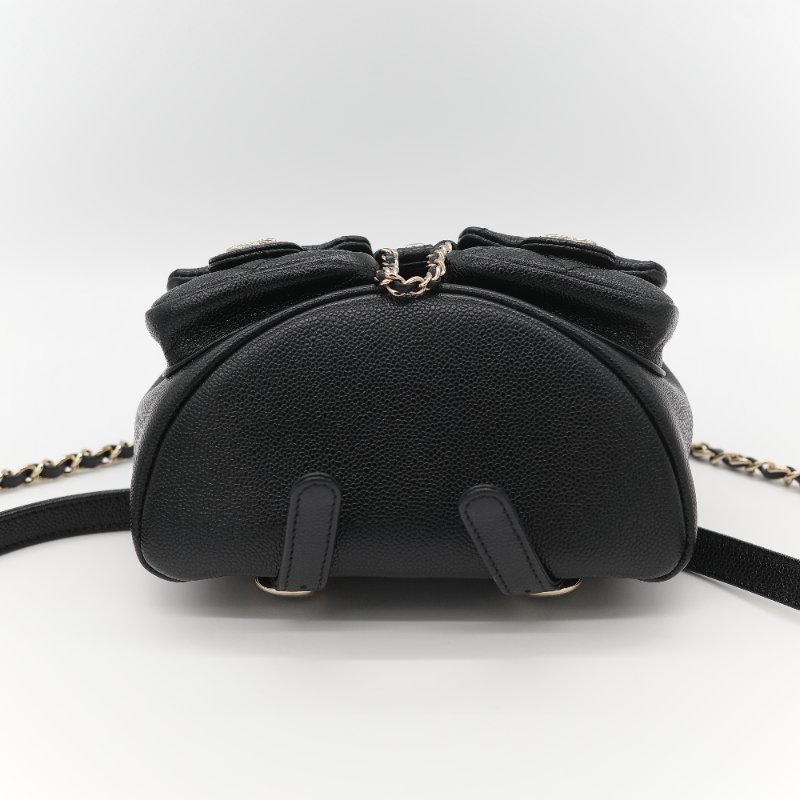 Chanel 香奈兒 Duma 小型 粒面牛皮 雙肩包 後背包-7