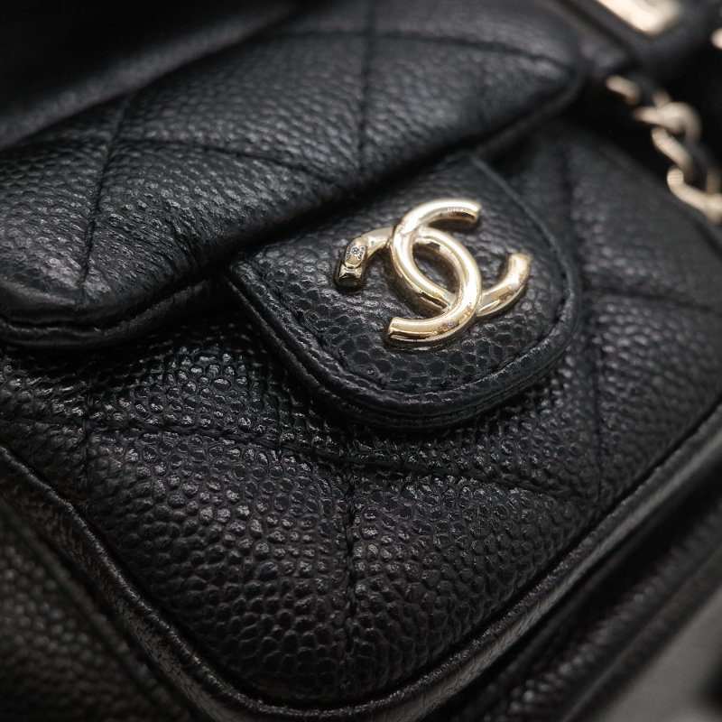 Chanel 香奈兒 Duma 小型 粒面牛皮 雙肩包 後背包-9