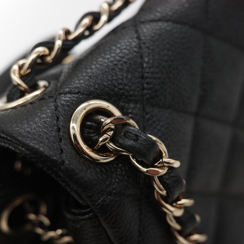 Chanel 香奈兒 Duma 小型 粒面牛皮 雙肩包 後背包-16