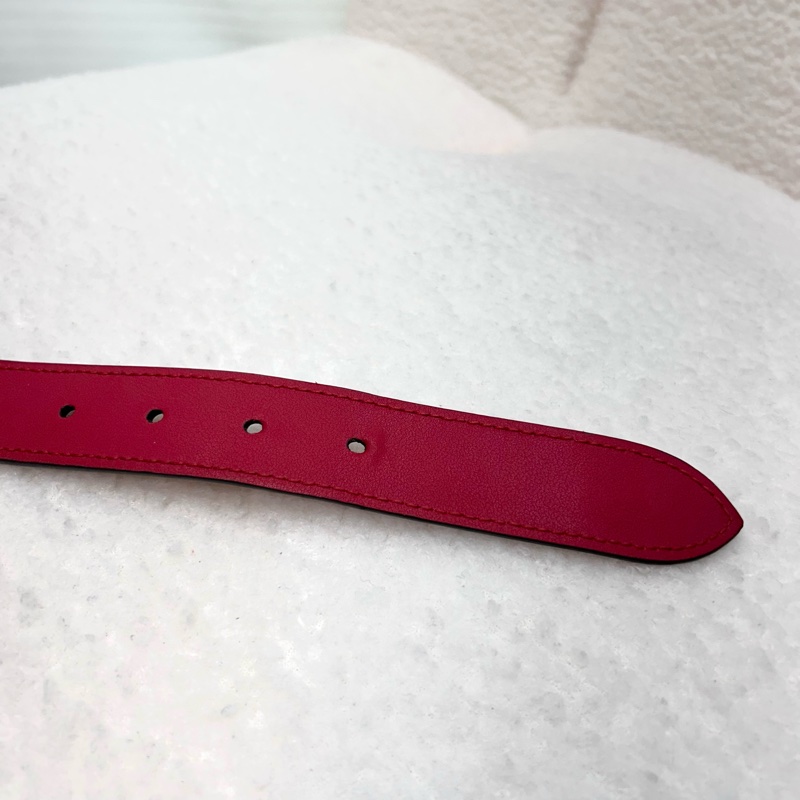 GUCCI古馳GG Marmont紅色牛皮經典馬夢腰包 476434-14