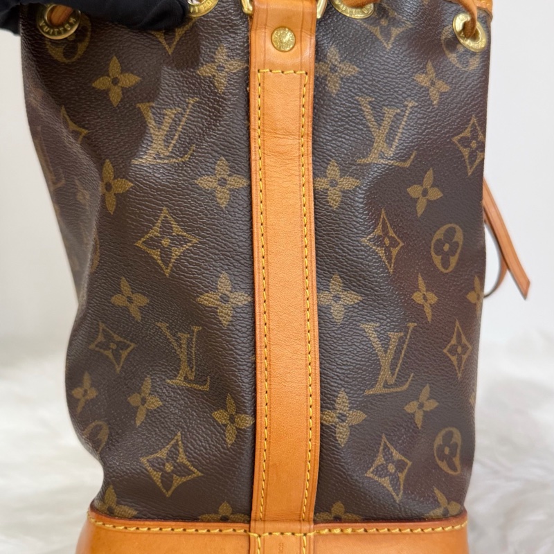 路易威登/Louis Vuitton noe bb 編碼芯片款 抽繩水桶 金色五金配件 抽繩閉合-5