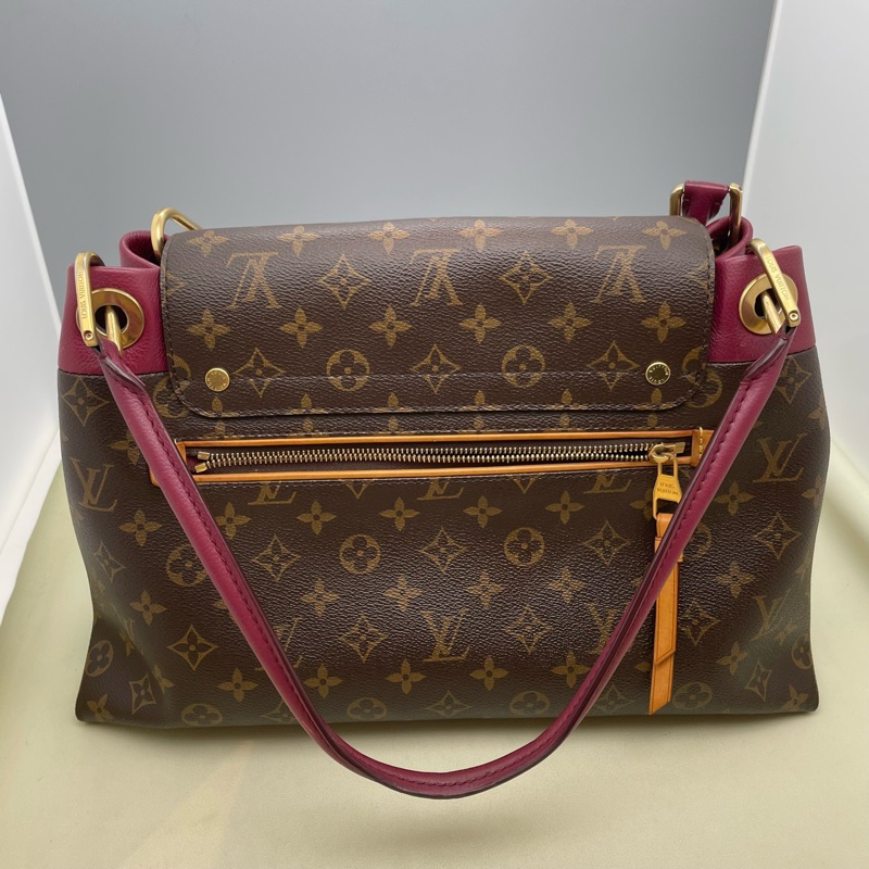 LouisVuitton 路易威登 Olympe老花拼紫腋下包13编码尺寸39.5x26x13cm附件防尘袋-2