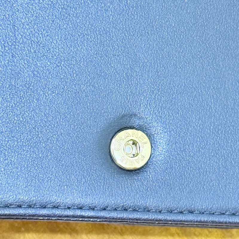 9新✨賠售超甜賣🖤香奈兒 荔枝皮 金珠斜背卡包 斜背錢包 可斜背也可腰鏈包-17