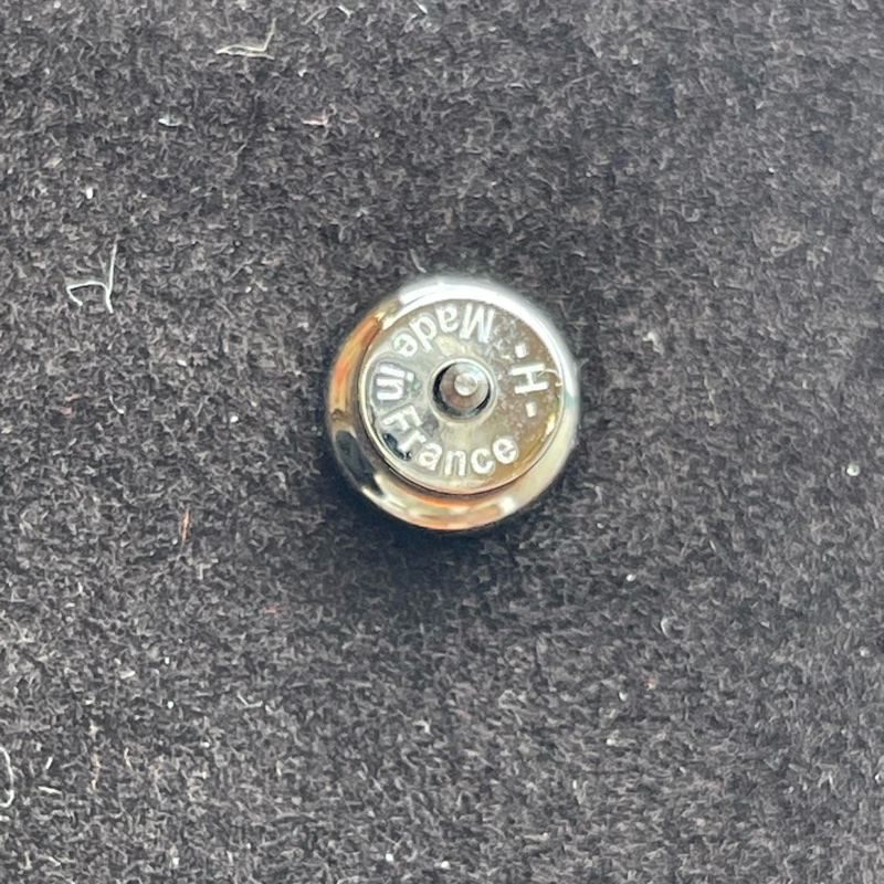 Hermes 愛馬仕 H耳釘POP 琺瑯經典橘色 無附件-3