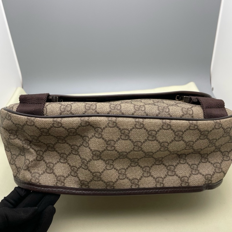 古馳/Gucci B011老花斜挎包尺寸32.5x11x26 cm 無附件-7