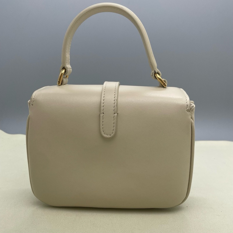 98新賽琳/Celine TABOU迷你光滑牛皮革手袋 鎖頭包-1