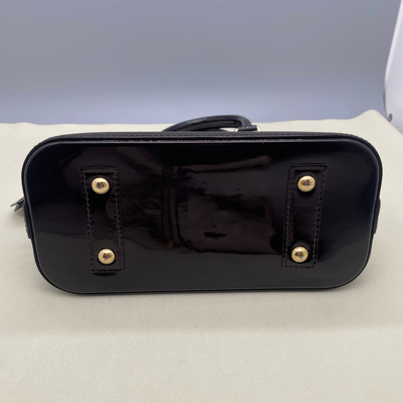 98新路易威登/Louis Vuitton 漆皮 車釐子色 貝殼包尺寸:23 x 11.5 x-6