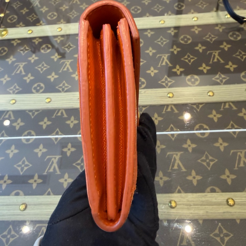 prada/普拉達 橙色錢包 卡包 尺寸:18✖️10cm 附件:子袋-3