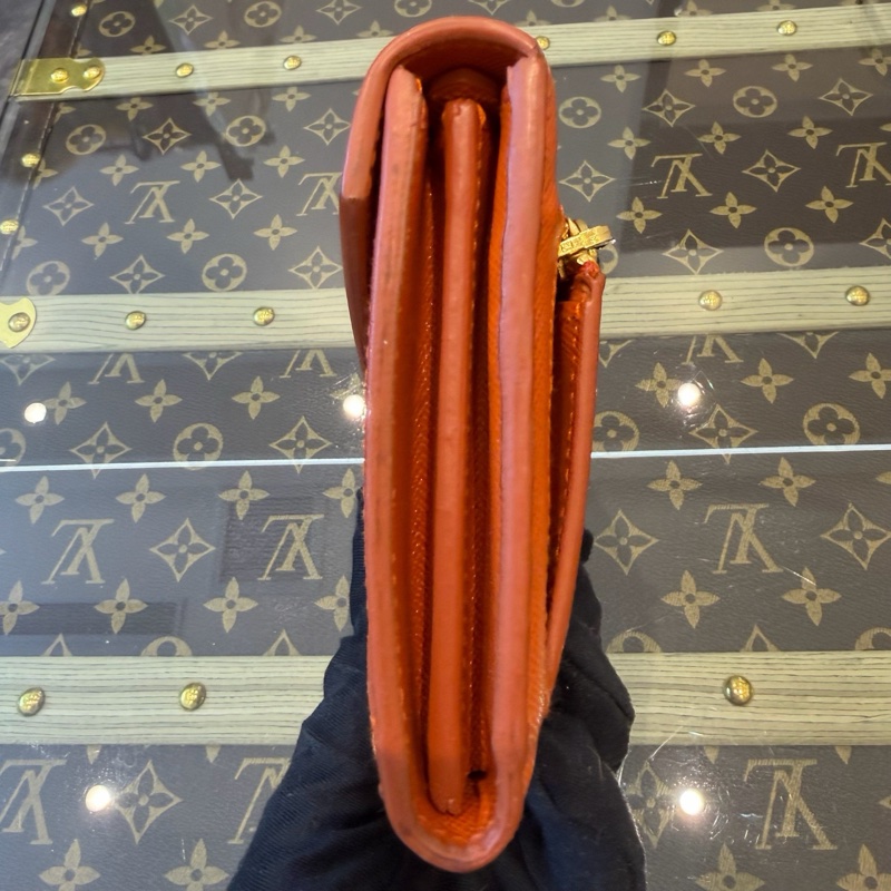 prada/普拉達 橙色錢包 卡包 尺寸:18✖️10cm 附件:子袋-4