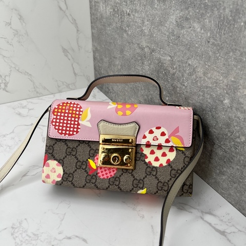香緹國際精品 874 Gucci 月光寶盒 蘋果塗鴉款