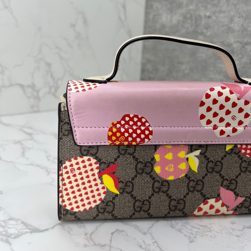 香緹國際精品 874 Gucci 月光寶盒 蘋果塗鴉款-7