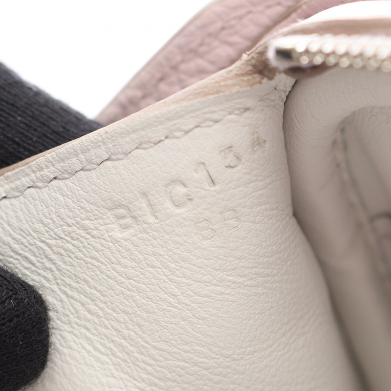 愛馬仕 Lindy Mini Verso 單肩斜背包,淡紫色皮革,銀色五金,二手-4