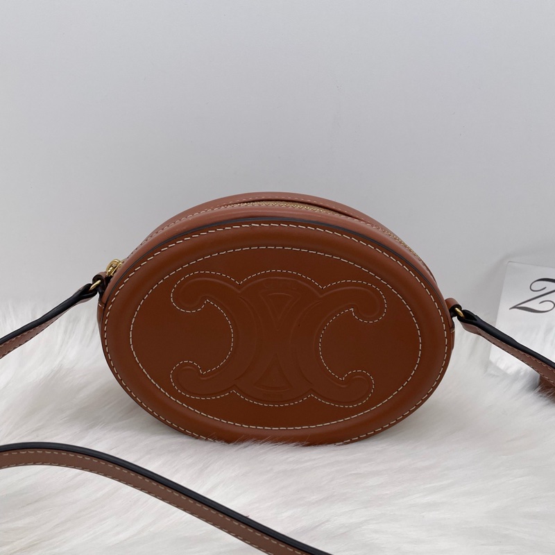 99新賽琳/Celine 焦糖小號月餅包 尺寸:16✖️4✖️12cm-0