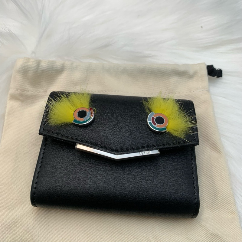 99新 fendi芬迪 錢包 附件 防塵袋 尺寸:10×8×3cm-0