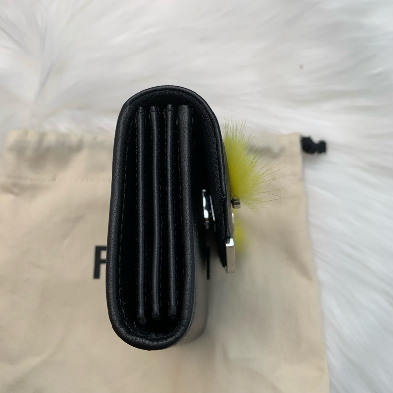 99新 fendi芬迪 錢包 附件 防塵袋 尺寸:10×8×3cm-3