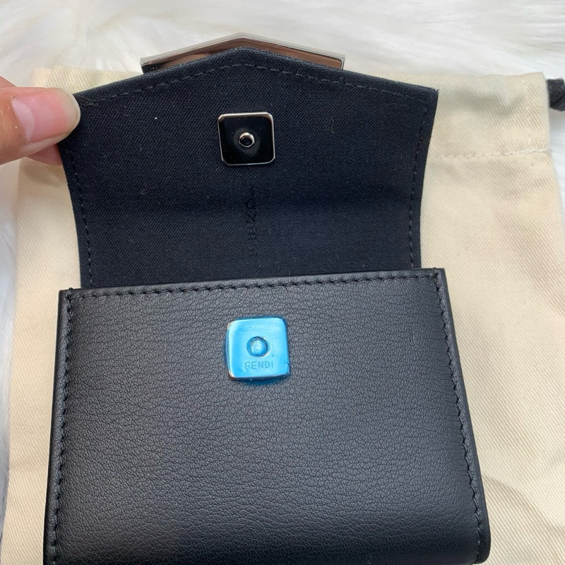 99新 fendi芬迪 錢包 附件 防塵袋 尺寸:10×8×3cm-6