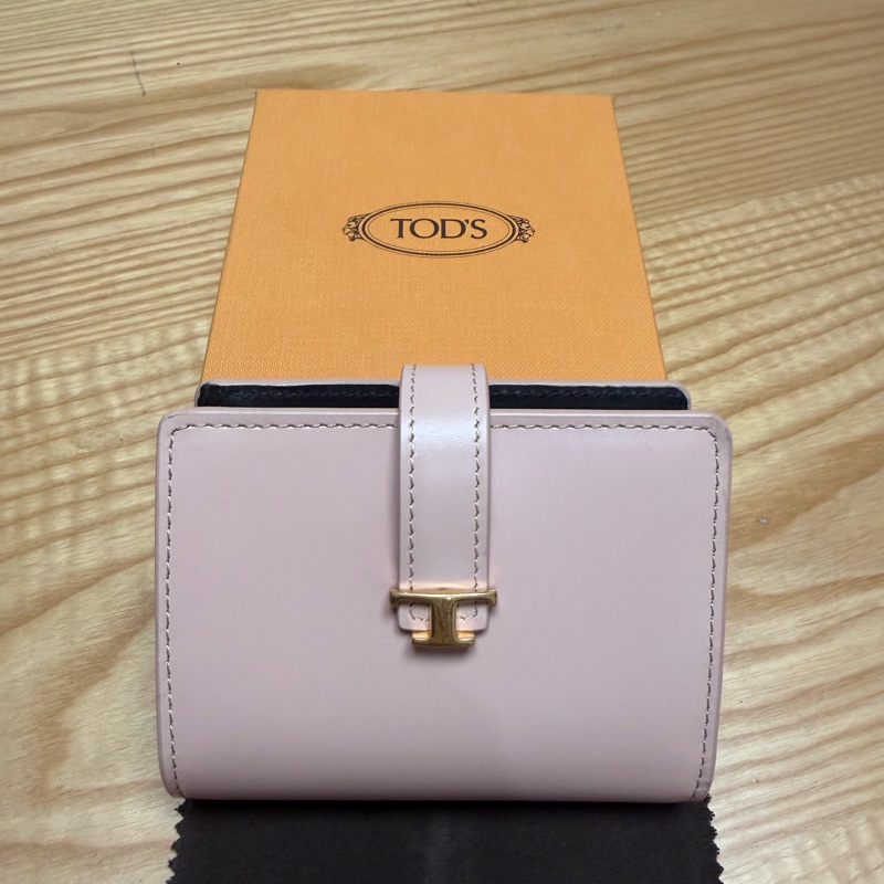 Tod’s 粉紅短夾-1