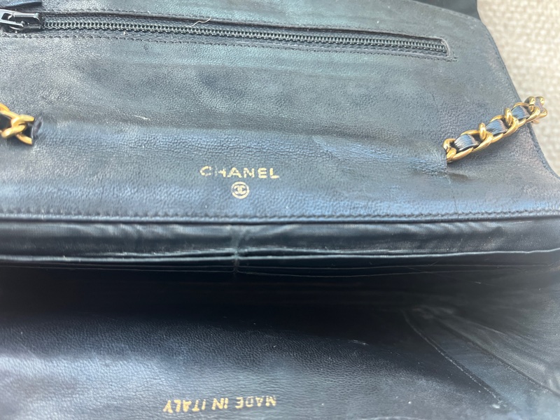 Chanel vintage 香奈兒荔枝皮WOC-6