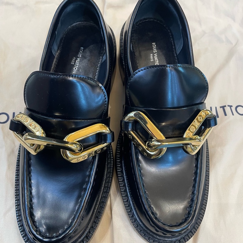 98新路易威登/Louis Vuitton 小皮鞋 尺碼 37半碼 附件:塵袋-1