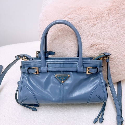 Prada mini bonnie 藍色