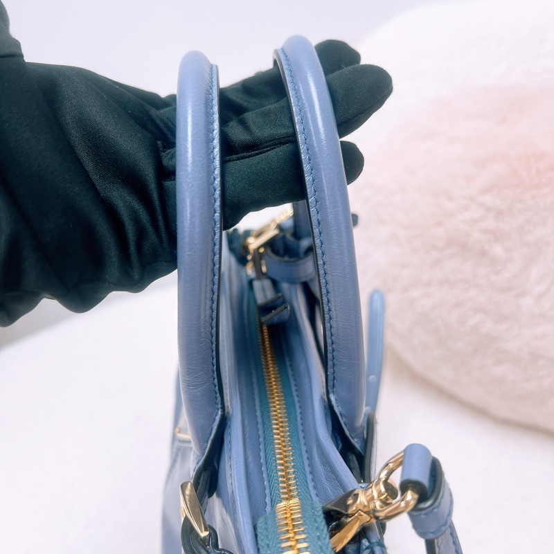 Prada mini bonnie 藍色-8