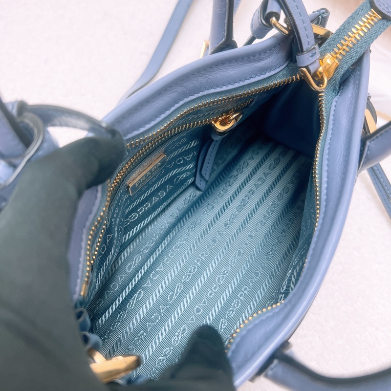 Prada mini bonnie 藍色-10