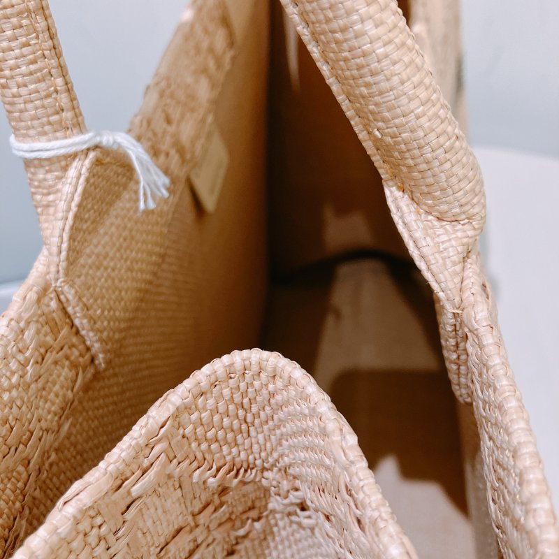 TK1962 Christian Dior 迪奧中號手拿包包Medium Book Tote Bag Canvas Natural Gold-18