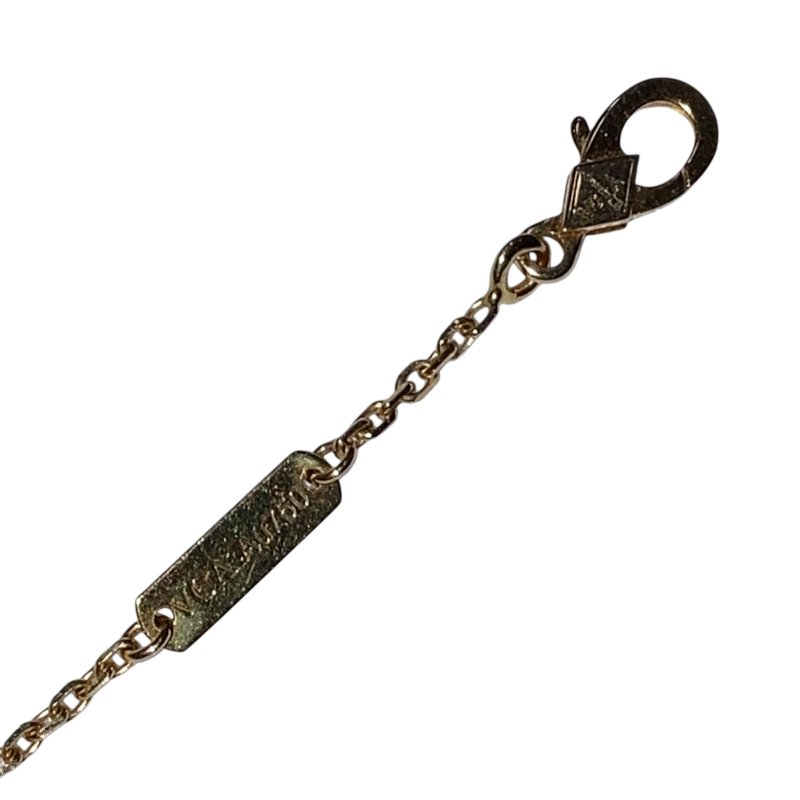 VAN CLEEF & ARPELS 梵克雅寶 Alhambra M號 18K 紅玉隨 項鍊 YG-7