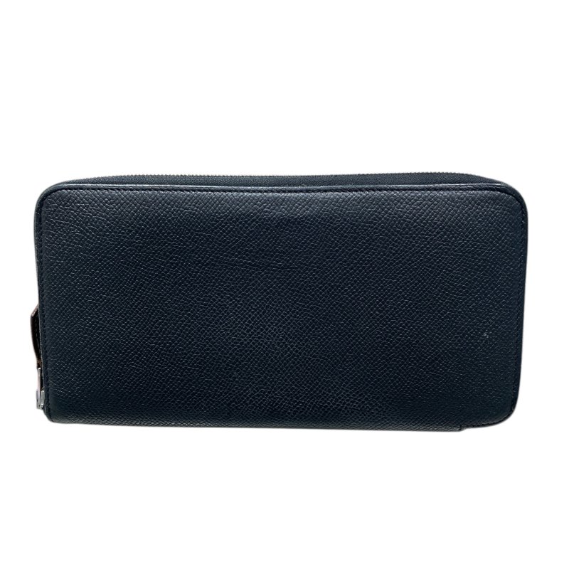 HERMES AZAP LONG SILKIN 長夾 絲巾 黑色-0